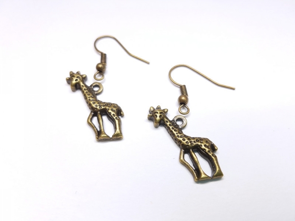 Giraffen Ohrringe Vintage Optik Zoo